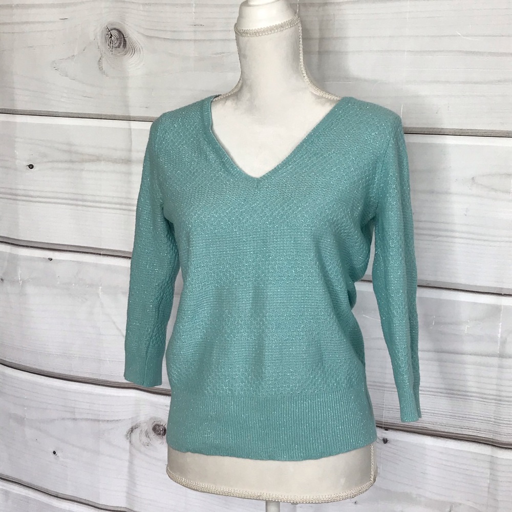 New York & Co  light blue knit sweater 4 for $20